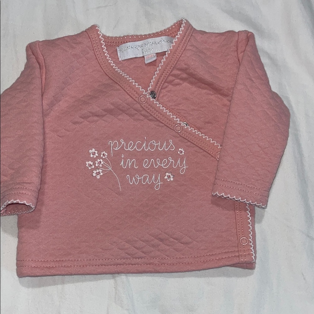 Catherine Malandrino Baby Pink Quilted Jacket